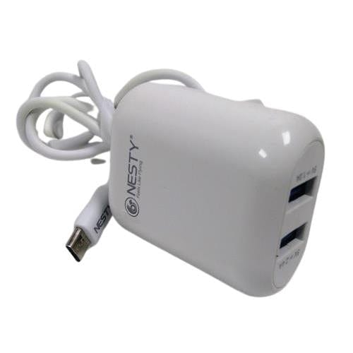 Nesty NSTGRTA003 Dual USB Port Wall Charger – FirstShop