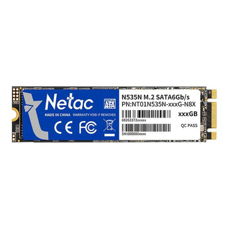 Netac N535N 256GB M.2 2280 SATA Internal SSD NT01N535N-256G-N8X