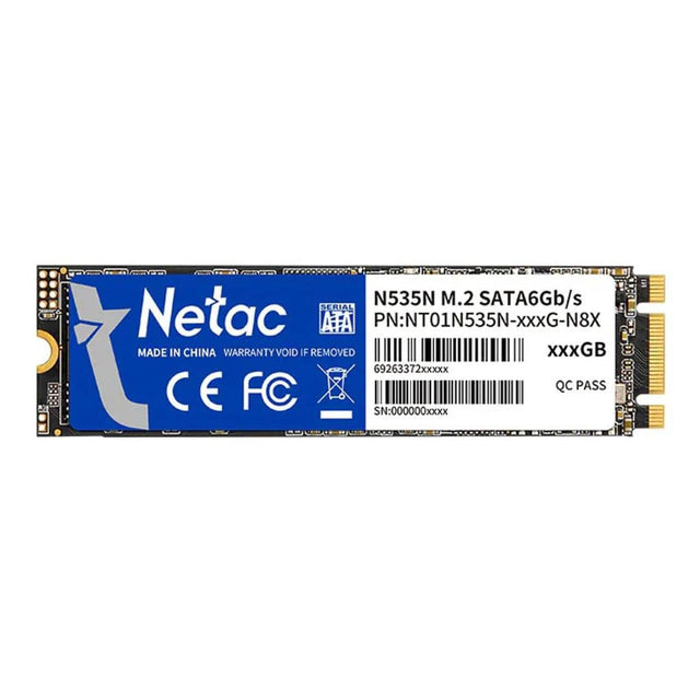 Netac N535N 256GB M.2 2280 SATA Internal SSD NT01N535N-256G-N8X