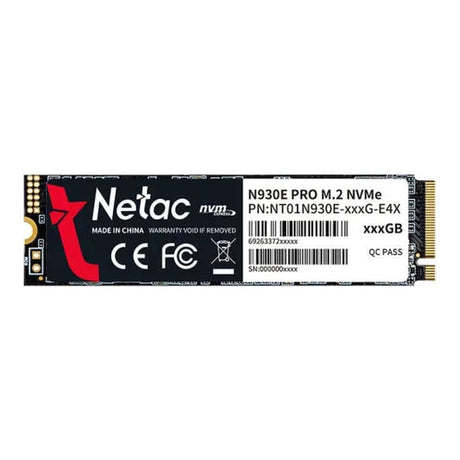 Netac N930E PRO M.2 512GB PCIe 3.0 NVMe Internal SSD NT01N930E-512G-E4X