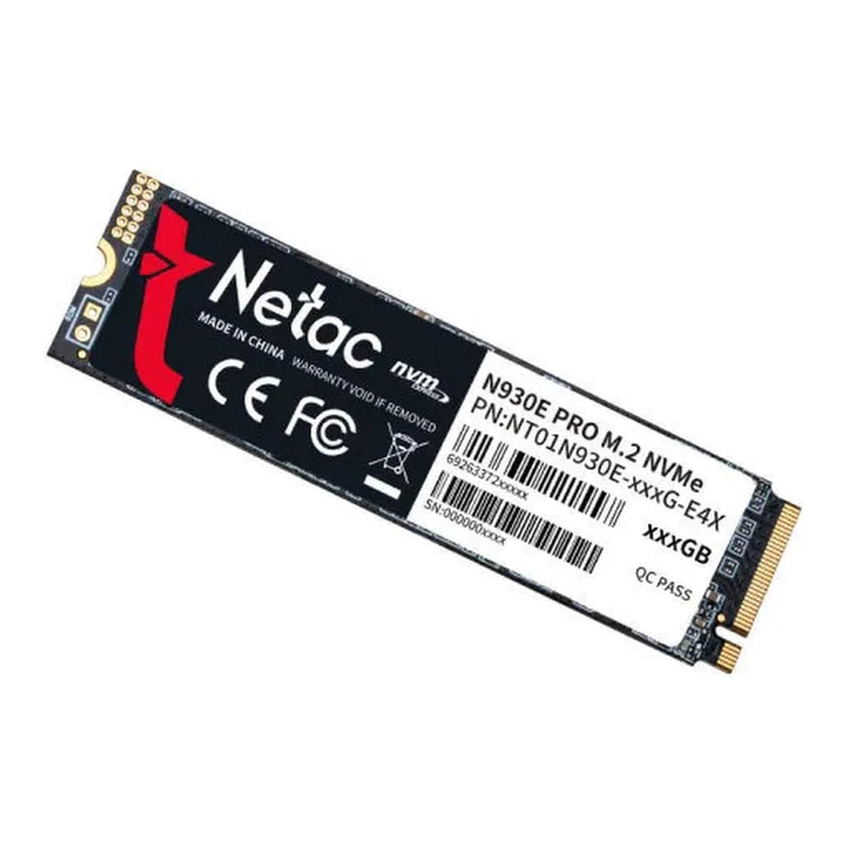 Netac N930E PRO M.2 512GB PCIe 3.0 NVMe Internal SSD NT01N930E-512G-E4X