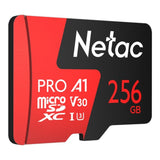 Netac P500 Extreme Pro 256GB MicroSD Memory Card NT02P500PRO-256GB