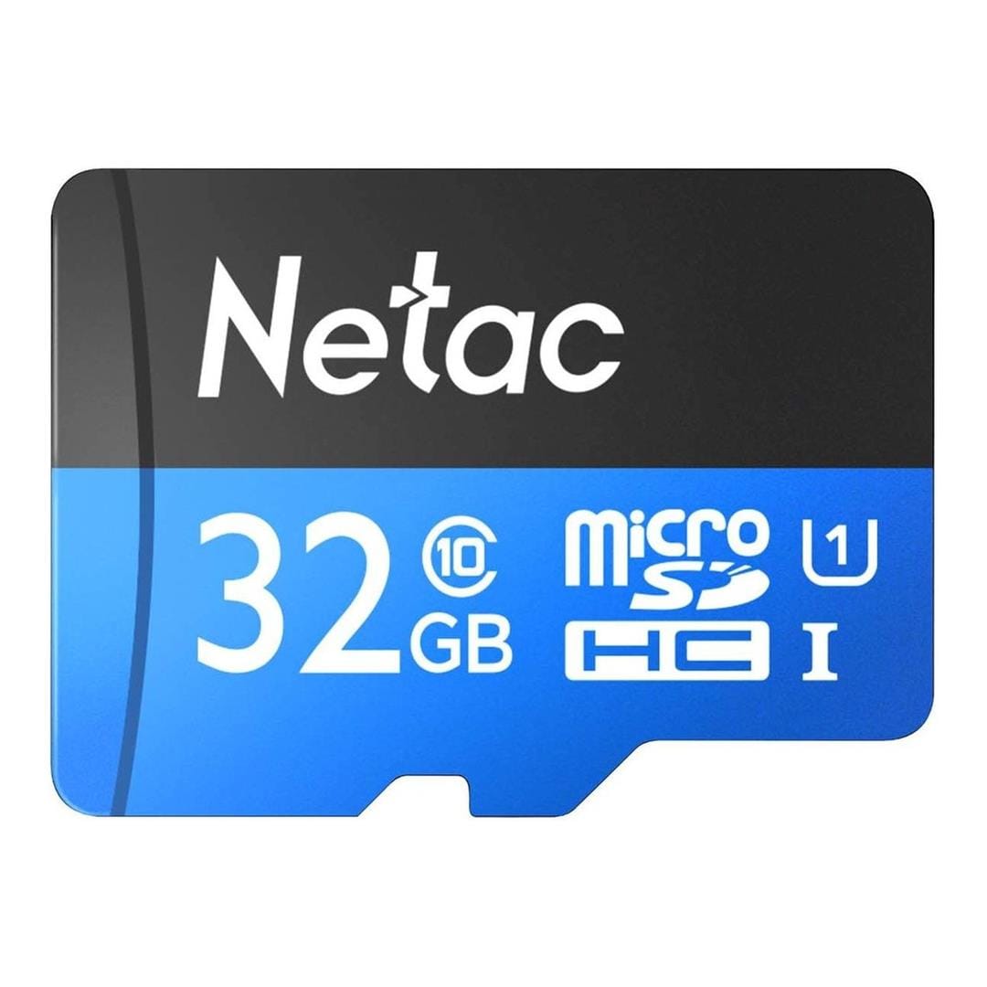 Netac P500 32GB U1 C1 MicroSDHC Memory Card NT02P500STN-032G-R