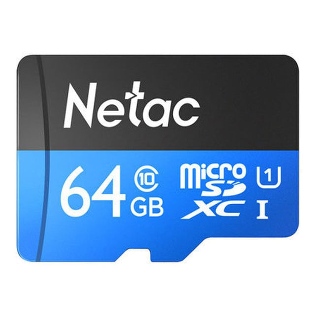 Netac P500 64GB U1 C1 MicroSDXC Memory Card NT02P500STN-064G-R