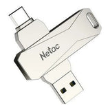 Netac U782C 128GB Dual USB Flash Drive NT03U782C-128G-32PN