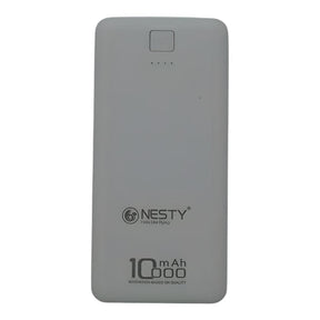 Nesty 10 000mAh Multi Functional USB Power Bank White NTGRPBP2