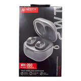 Nesty Blast Series MH 200 True Bluetooth Wireless Earphones Grey NTMH200GRY