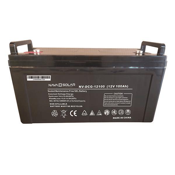 NavaSolar Deep Cycle Gel VRLA 12V 100AH Battery NV-DCG-12100