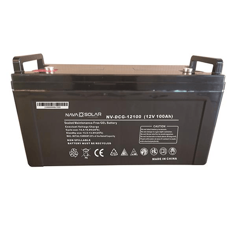 NavaSolar Deep Cycle Gel VRLA 12V 100AH Battery NV-DCG-12100