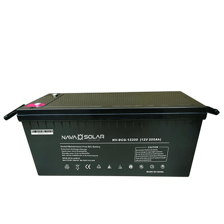NavaSolar Deep Cycle Gel VRLA 12V 200AH Battery NV-DCG-12200