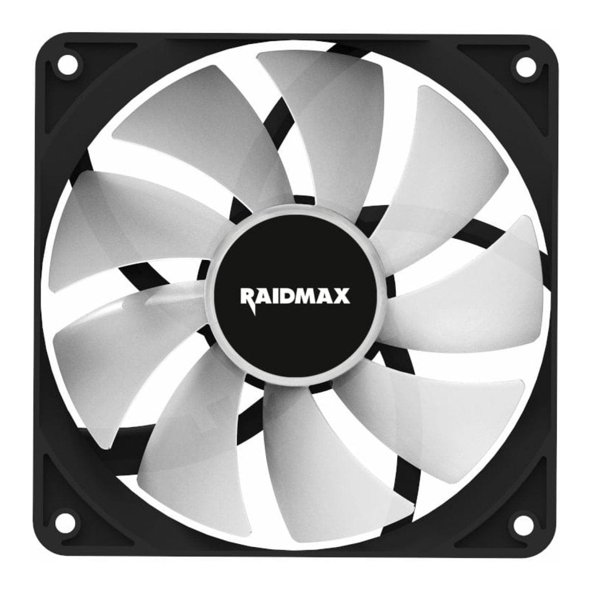 Raidmax NVX120FBDC4 120mm 3pin ARGB Fan 4-pack - Black
