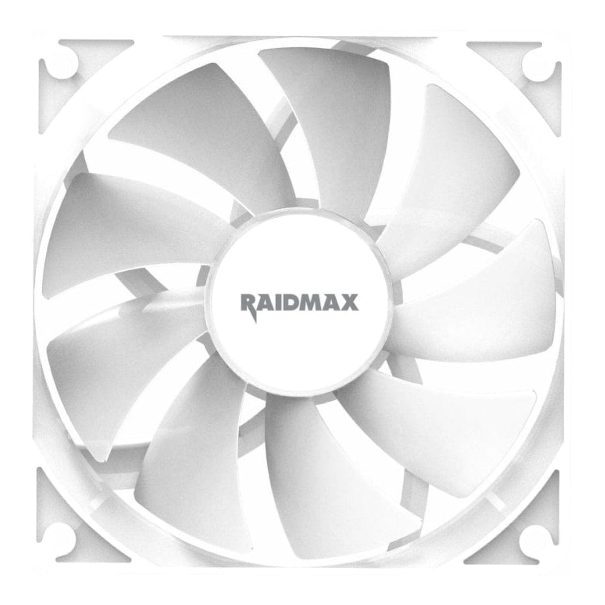 Raidmax NVX120FWDC4 120mm 3pin ARGB Fan 4-pack - White