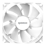 Raidmax NVX120FWDC4 120mm 3pin ARGB Fan 4-pack - White