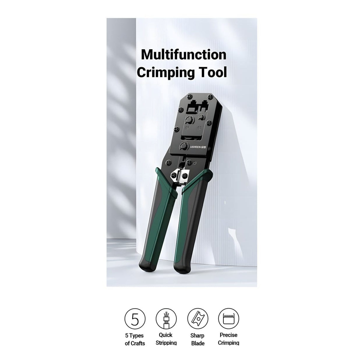 Ugreen Multi-Functional LAN RJ11 RJ45 Cable Crimping Tool NW136-70683