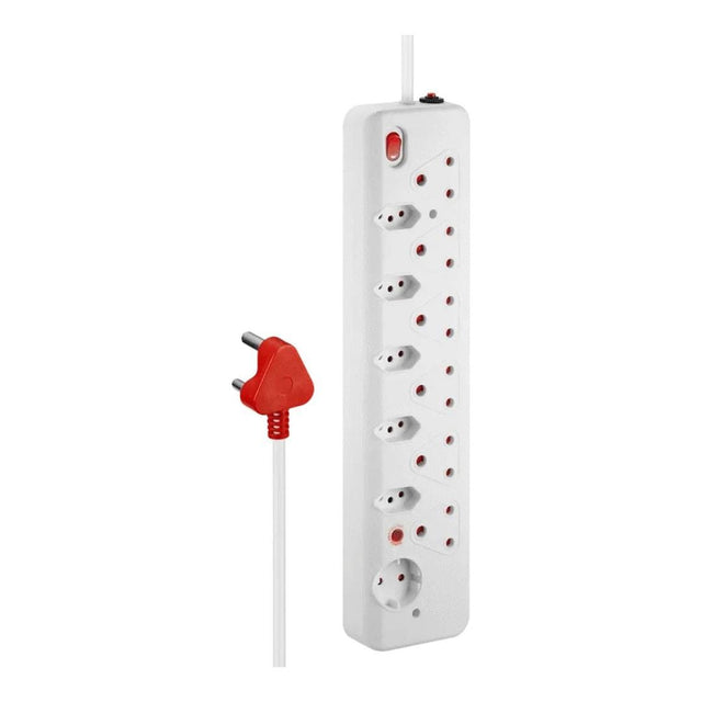 Nexon 0.5m 12-way Medium Surge Multiplug White NX-75012-05-WT