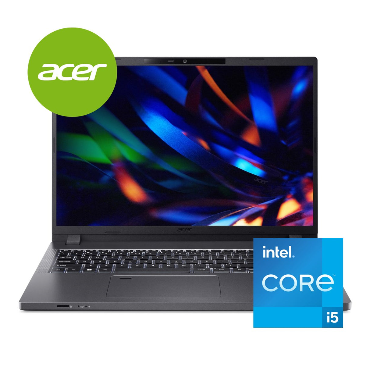 Acer TravelMate P2 16 TMP216-51 16-inch WUXGA Laptop - Intel Core i5-1335U 1TB SSD 8GB RAM LTE Win 11 Pro Iron