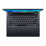 Acer TravelMate P4 Spin TMP414RN-54 14-inch WUXGA 2-in-1 Laptop - Intel Core Ultra 7 155U 1TB SSD 16GB RAM LTE Win 11 Pro Blue