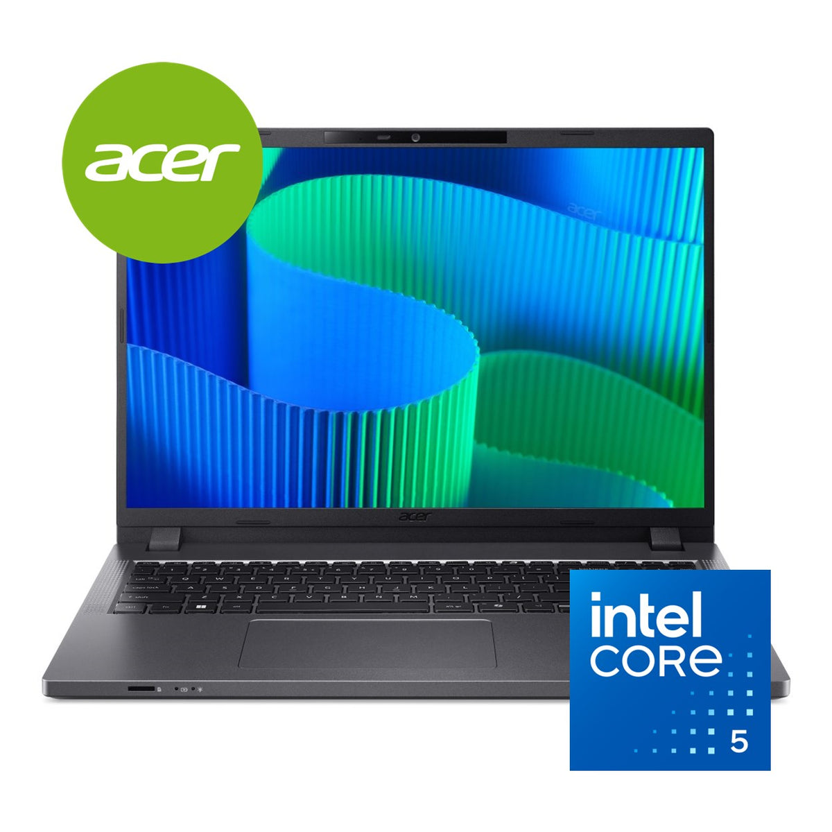 Acer TravelMate P2 16 TMP216-51-G2 16-inch WUXGA Laptop - Intel Core 5 120U 512GB SSD 16GB RAM LTE Win 11 Pro Iron