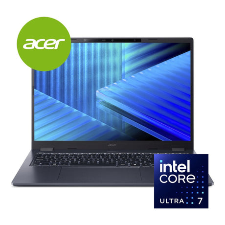 Acer TravelMate P4 TMP416-54 16-inch WUXGA AI Laptop - Intel Core Ultra 7 255U 512GB SSD 16GB RAM Win 11 Pro