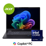Acer TravelMate P6 TMP614-54T 14-inch WUXGA AI Laptop - Intel Core Ultra 7 268V 1TB SSD 32GB RAM Win 11 Pro