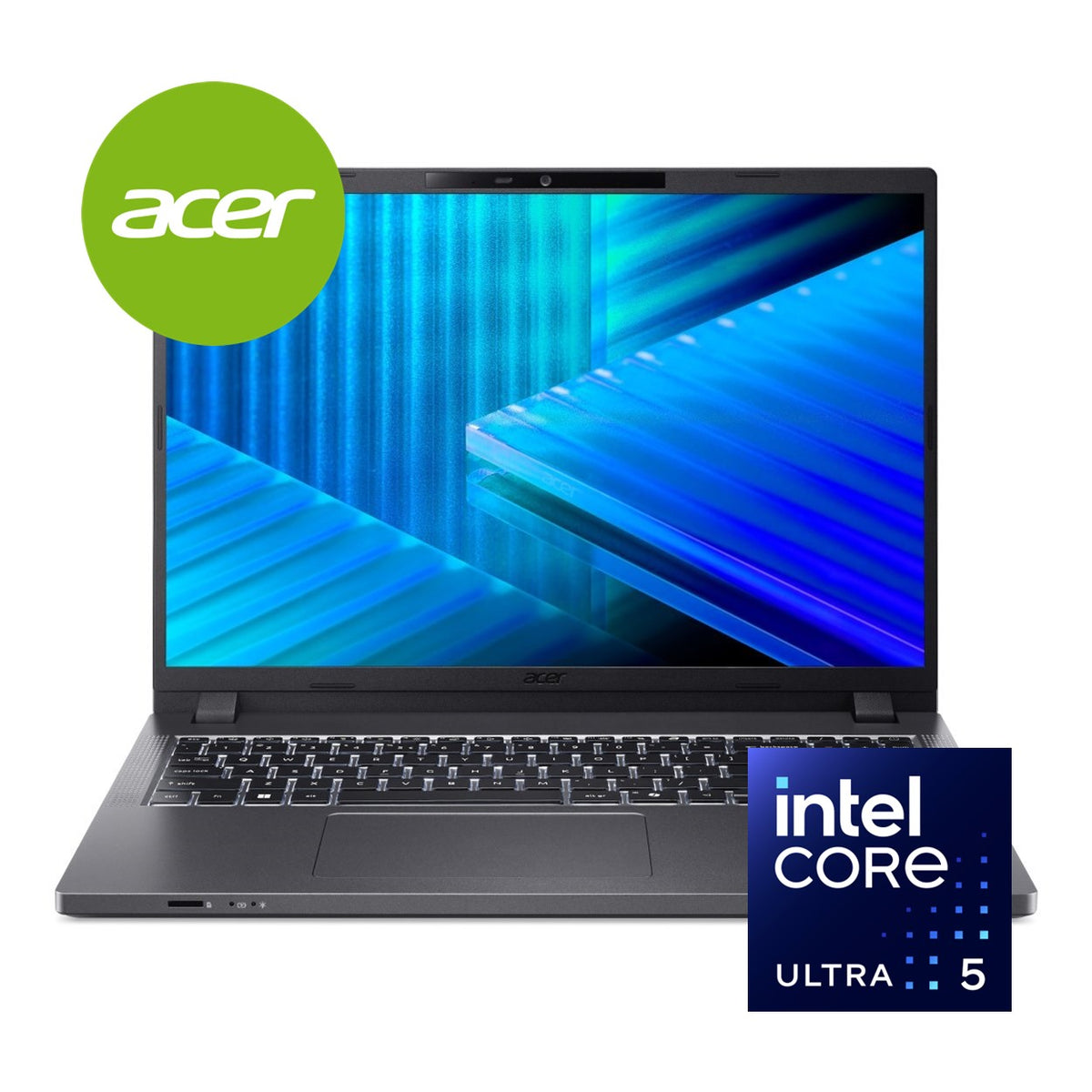 Acer TravelMate P2 16 TMP216-51-G3 16-inch WUXGA Laptop - Intel Core Ultra 5 115U 512GB SSD 16GB RAM Win 11 Pro Iron