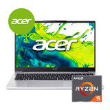 Acer Aspire Lite 15 AL15-44P 15.6-inch FHD Laptop - AMD Ryzen 5 7430U 512GB SSD 8GB RAM Win 11 Home Silver