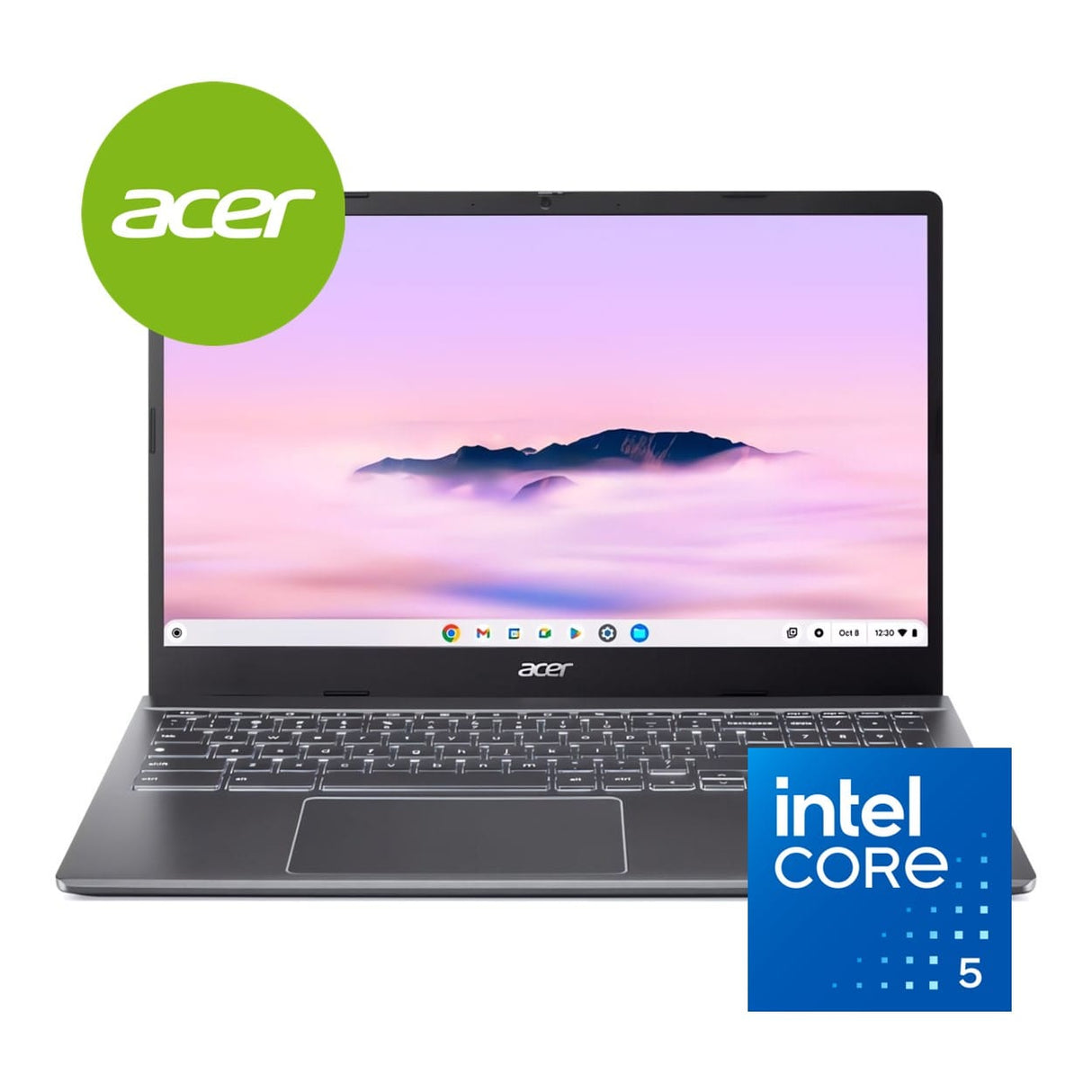 Acer Chromebook Plus 515 CBE595-2T 15.6-inch FHD Laptop - Intel Core 5 120U 256GB SSD 16GB RAM ChromeOS