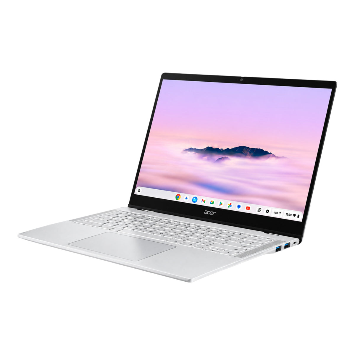 Acer Chromebook Plus Spin 514 CPE594-2N 14-inch WUXGA AI 2-in-1 Laptop - Kompanio Ultra 910 256GB UFS 12GB RAM ChromeOS Silver