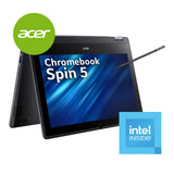 Acer Chromebook Spin 511 R756TN 11.6-inch HD 2-in-1 Laptop - Intel N100 32GB eMMC 4GB RAM ChromeOS Black