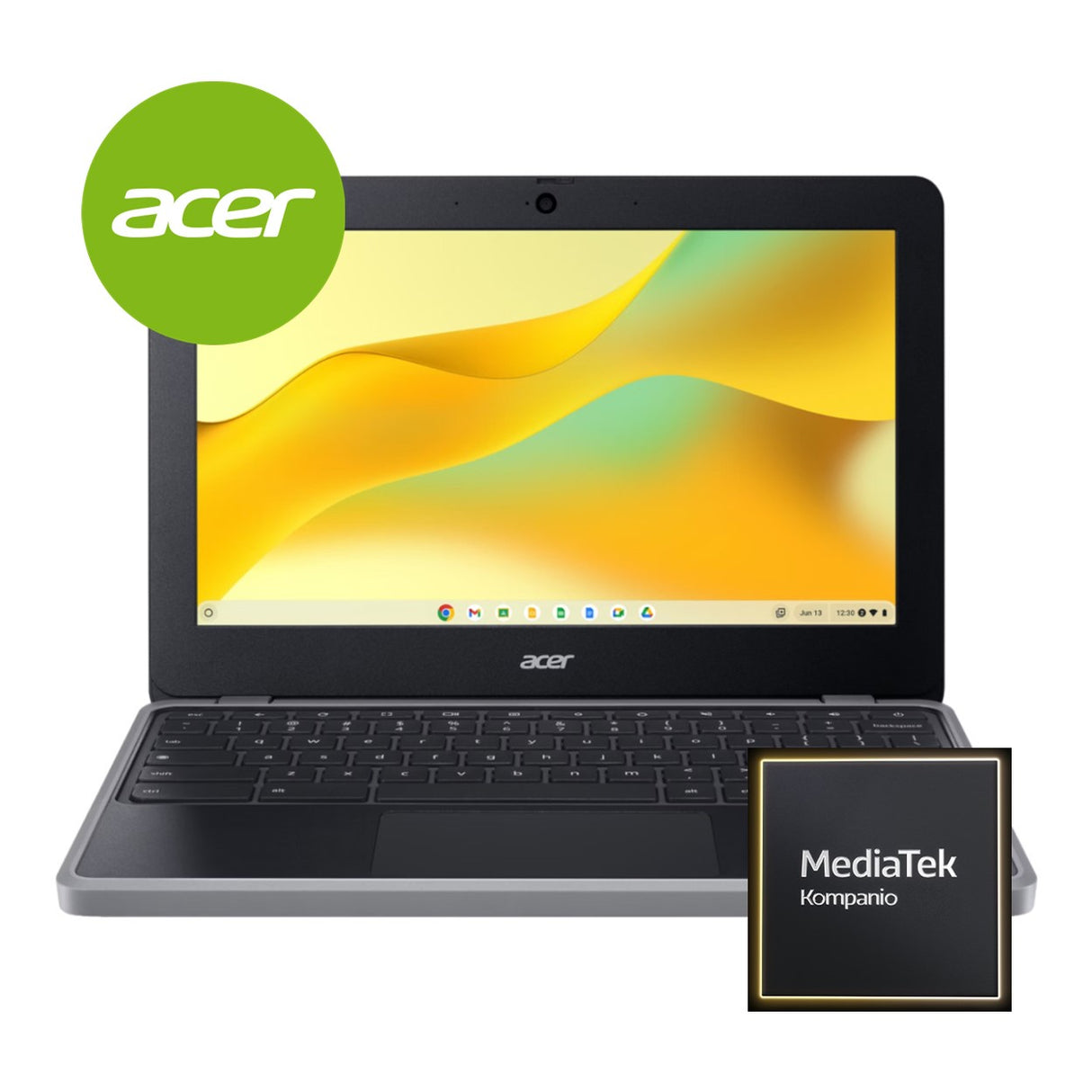 Acer Chromebook 311 C723 11.6-inch HD Laptop - Kompanio 528 32GB eMMC 4GB RAM ChromeOS Black