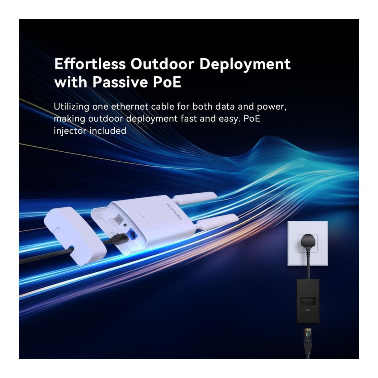 Tenda OAP1200 AC1200 Dual-Band IP65 Outdoor Wi-Fi Access Point