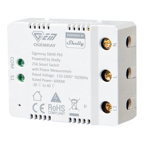 Shelly Ogemray 25A Smart Relay