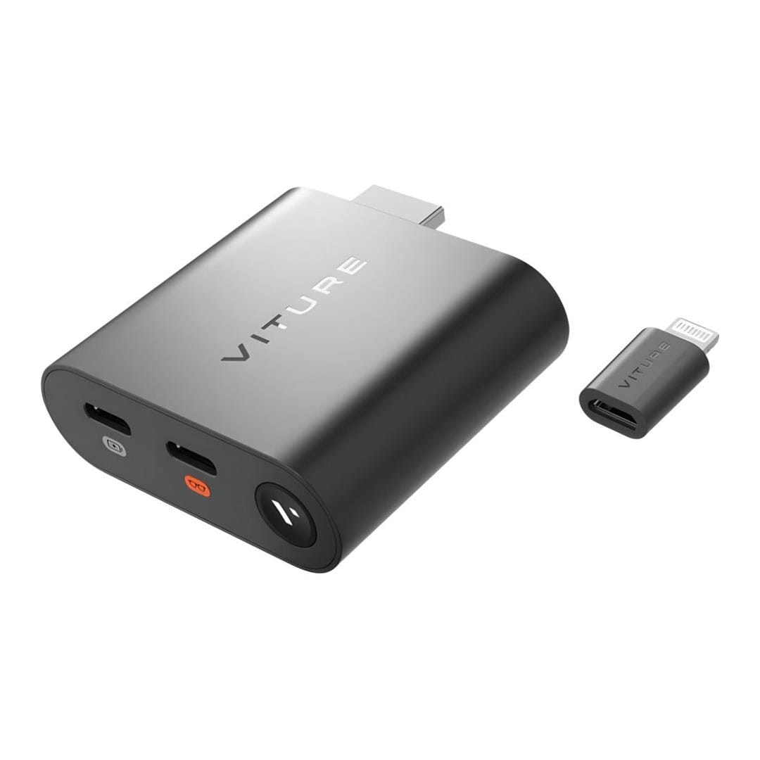 VITURE HDMI Adapter for Lightning iPhones Black One-iPAdLmAd-Blk