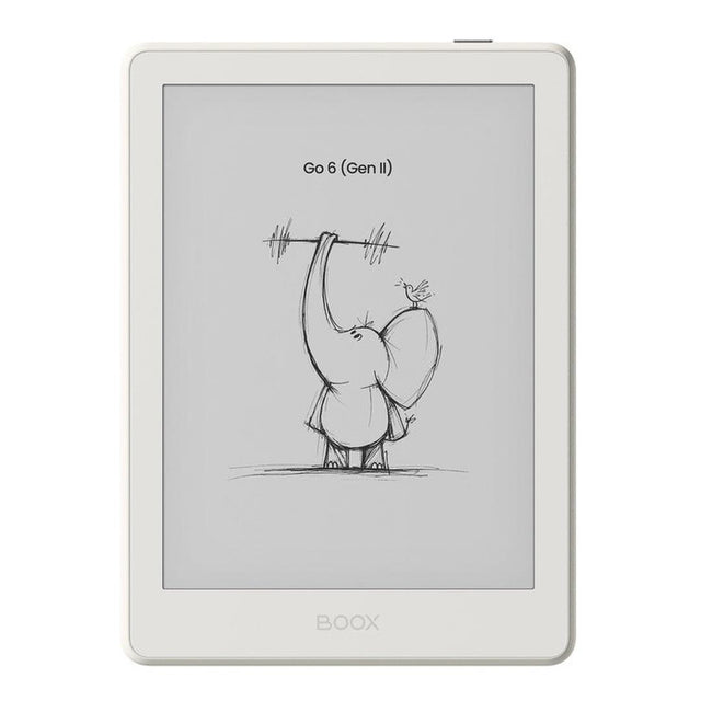 BOOX Go 6 Gen II 6-inch E-Ink Reader - Octa-core 32GB ROM 3GB RAM Wi-Fi Android 11 - White