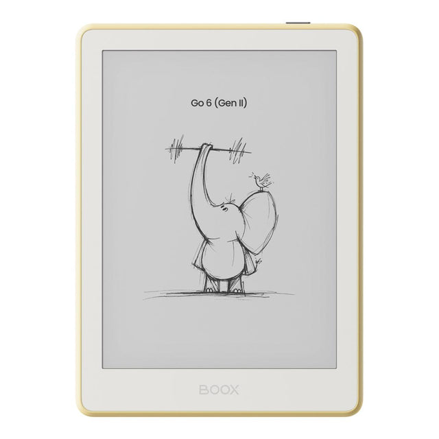 BOOX Go 6 Gen II 6-inch E-Ink Reader  - Octa-core 32GB ROM 3GB RAM Wi-Fi Android 11 - Yellow