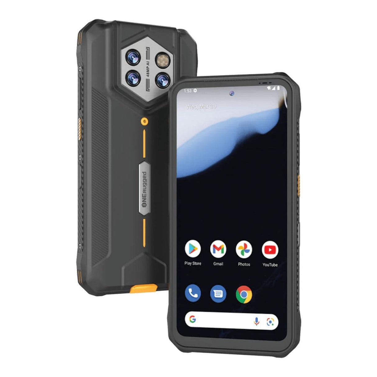 OneRugged P1 6-inch Rugged Smartphone - Octa-core 128GB ROM 8GB RAM Android 14