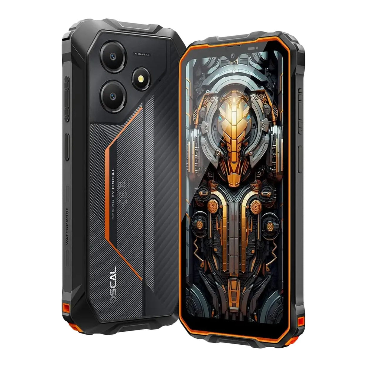 OSCAL Marine 2 Rugged 6.56-inch HD Smartphone - Octa-core T615 64GB ROM 4GB RAM LTE Wi-Fi Android 15