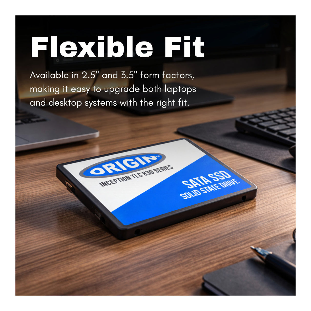 Origin Storage Inception 2.5-inch 512GB SATA 3D TLC Internal SSD OTLC5123DSATA/2.5