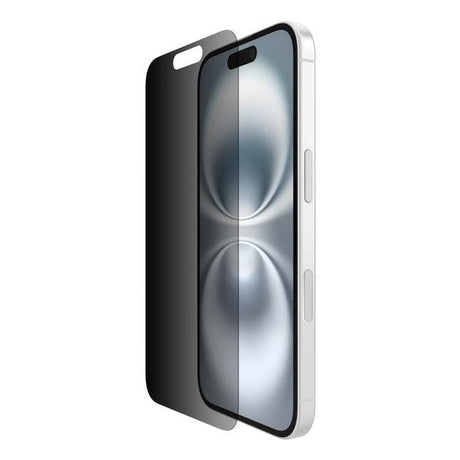 Belkin ScreenForce InvisiGlass Privacy Treated Screen Protector for Apple iPhone 16/15/14 Pro OVA167HQ