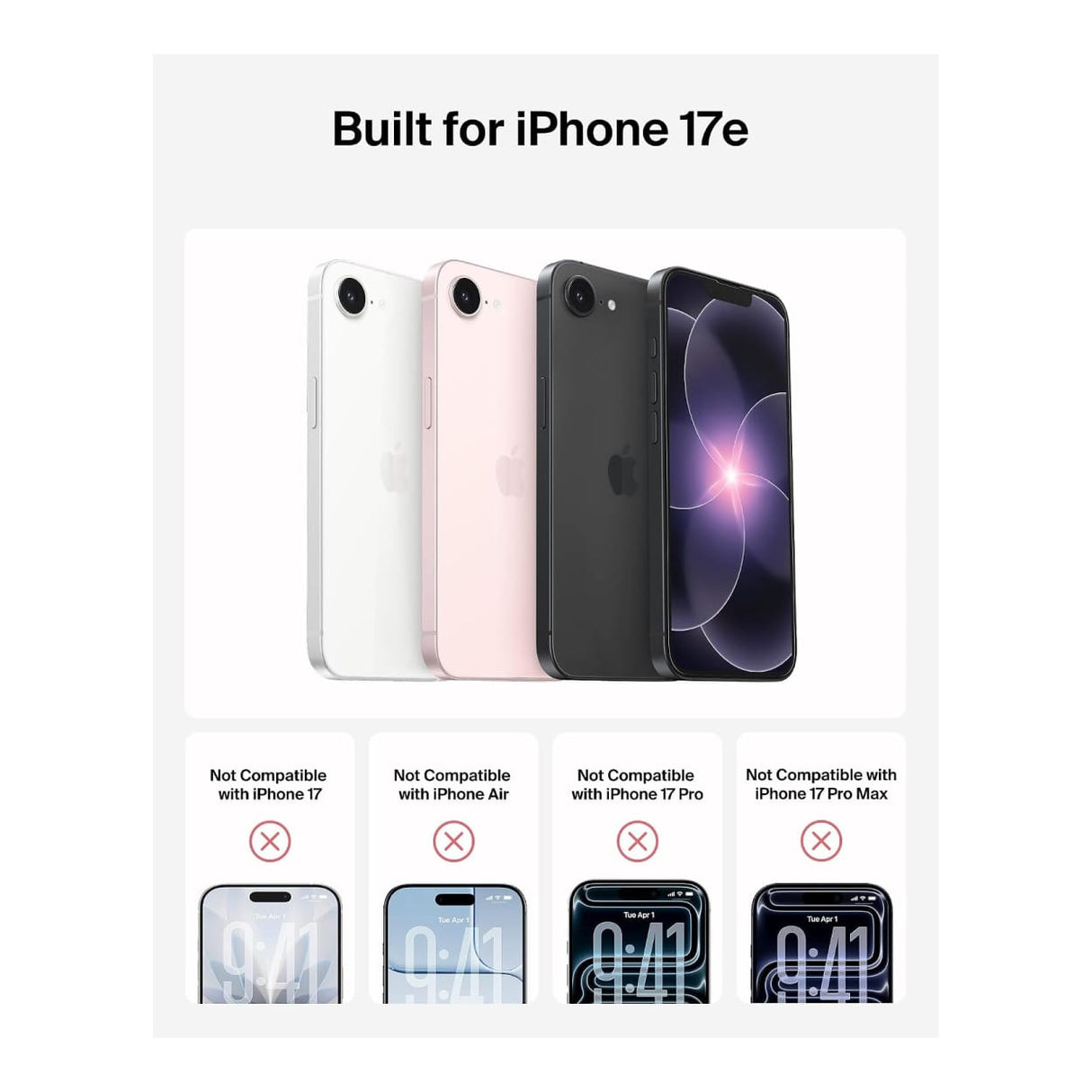 Belkin Titan SmartShield Privacy Glass Screen Protector for iPhone 17e OVA289HQ