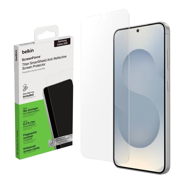 Belkin ScreenForce Titan SmartShield Anti-Reflective Screen Protector for Samsung Galaxy S26 OVB072HQ