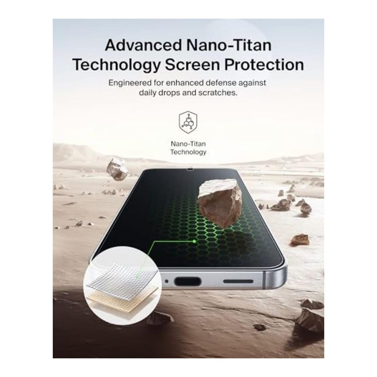 Belkin ScreenForce Titan SmartShield Privacy Screen Protector for Samsung Galaxy S26 OVB075HQ