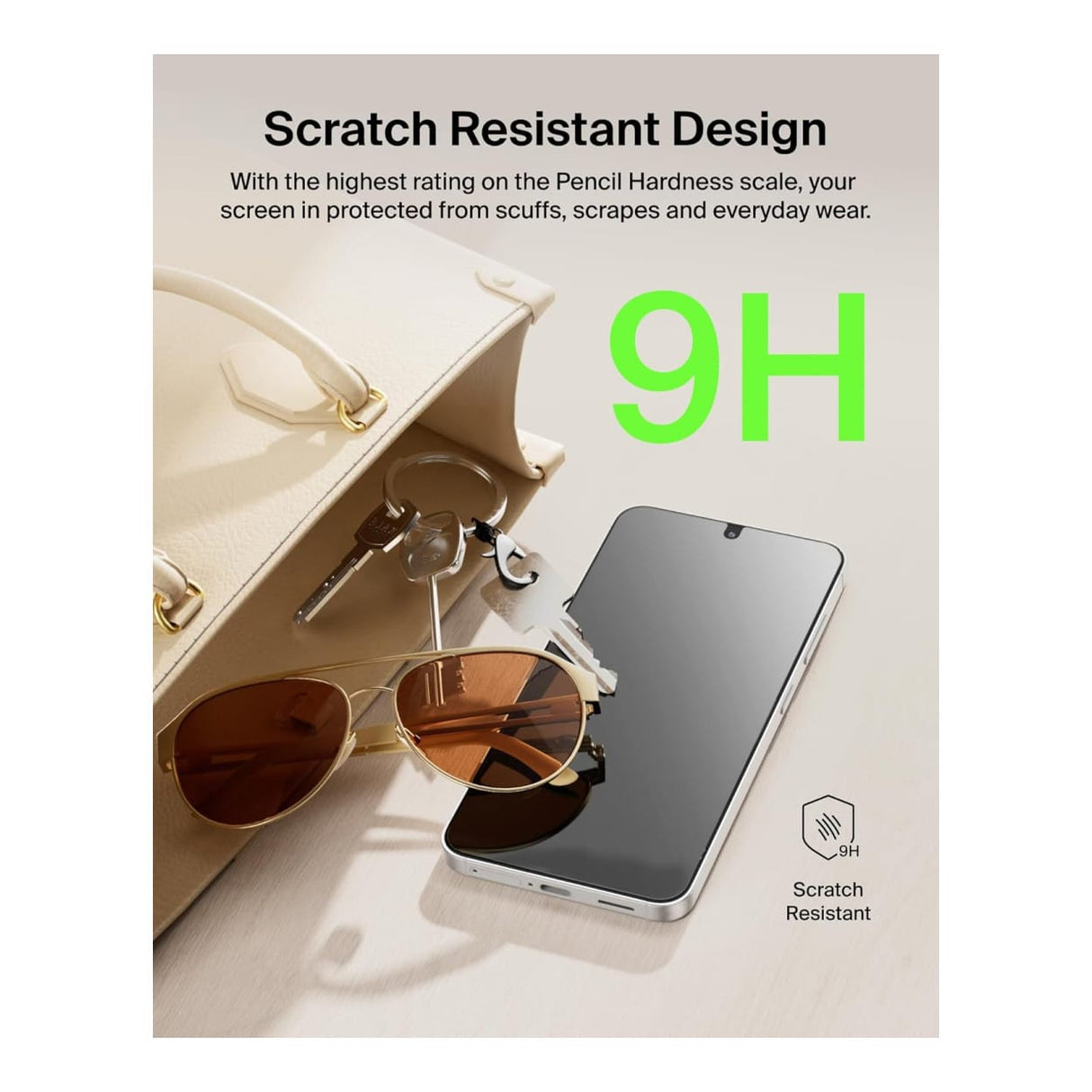 Belkin ScreenForce Titan SmartShield Privacy Screen Protector for Samsung Galaxy S26+ OVB076HQ