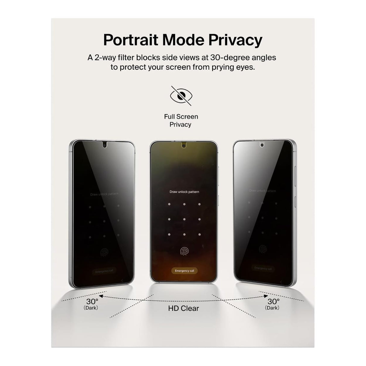Belkin ScreenForce Titan SmartShield Privacy Screen Protector for Samsung Galaxy S26+ OVB076HQ