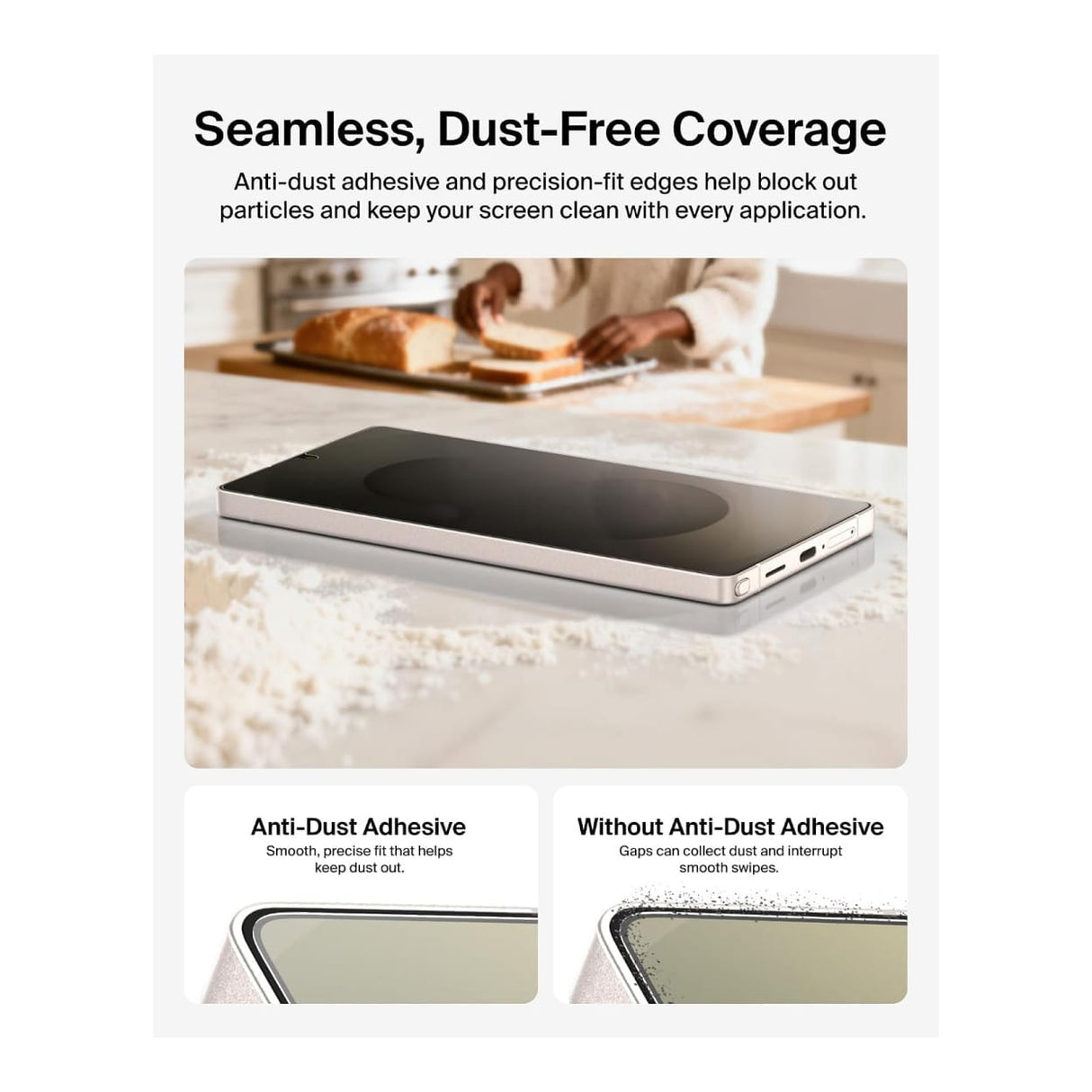 Belkin ScreenForce Titan SmartShield Privacy Screen Protector for Samsung Galaxy S26 Ultra OVB077HQ