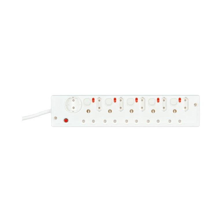 LinkQnet P-11PS 11-port Multiplug with Switches
