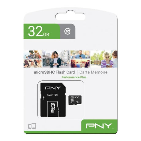 PNY 32GB microSDHC UHS-I Memory Card P-SDU32G10PPL-GE