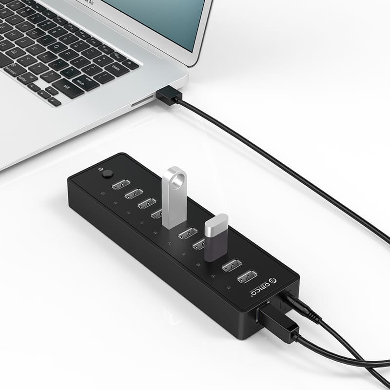 Orico 10-Port USB3.0 30W Hub Black P10-U3-V1-EU-BK-BP