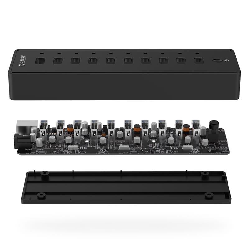 Orico 10-Port USB3.0 30W Hub Black P10-U3-V1-EU-BK-BP