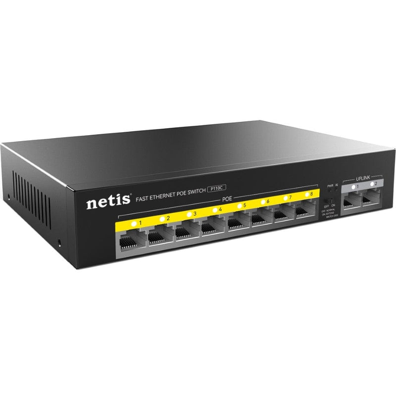 Netis System P110C 8POE+2RJ45 100M Standard Unmanaged Gigabit Ethernet